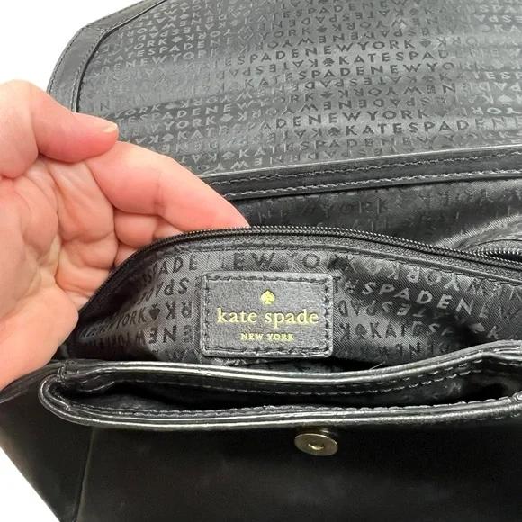 Kate Spade Camden Way Palermo Black Satchel / Crossbody Bag WKRU3616 - Picture 6 of 9